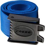 Cressi Nylon Weight Belt w/Plastic Buckle, Blue