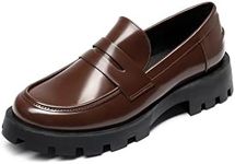 DREAM PAIRS Women's Platform Loafer