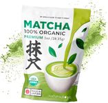 NaturaleBio Premium Matcha Powder, 1oz - Harvested in Japan - USDA Organic Matcha Green Tea Powder - Vegan & Vegetarian Friendly