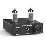 Fosi Audio P2 Headphone Amplifier Vacuum Tube Headphone Amp Mini Hi-Fi Stereo Audio with Low Ground Noise Output Protection