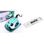 Swix North Forged Waxing Iron (110V) + Wax Scraper Snowboard and Wide Ski Bundle