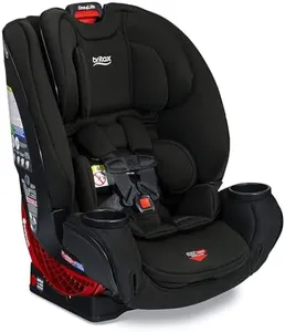 Britax One4Life Convertible Car Seat, 10 Years of Use from 5 to 120 Pounds, Converts from Rear-Facing Infant Car Seat to Forward-Facing Booster Seat, Machine-Washable Fabric, Eclipse Black