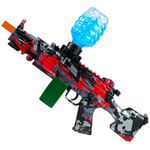 KOSKUDAR Gel Ball Blaster, Splatter Ball Blasters & Auto and Manual Dual Mode with 50000 Rounds, Ages 14 & Up (Red)