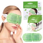 16Pcs Heated Eye Mask for Dry Eyes Steam Eye Mask Self Heating Eye Mask Relieve Puffy Eyes, Blepharitis, Migraine, Eye Fatigue (Unscented)