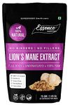 Essence Nutrition Lions Mane Mushroom Extract Powder (75 gm) - Lab Tested, Pure High Beta Glucan & Polysaccharides Mushroom Supplement - Most Potent Imported Supplement