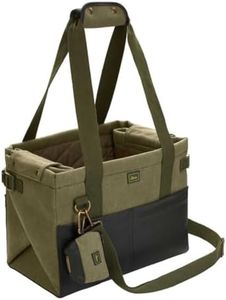 HUNTER Madison 2-in-1 Tragetasche & Decke für Hunde und Katzen, praktisch für unterwegs und auf Reisen Farbe Khaki, Größe one-Size