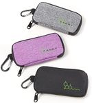 CANNY Smell Proof Bag – Pocket Size Odor Eliminating Travel Pouch/ Container– Medicine Stash Case with Activated Carbon and Bamboo Charcoal (Black)