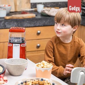 Gadgy Hot Air Popcorn Maker – Black