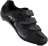 Hiland Unisex Wide Cycling Shoes Compatible with Peloton&Look Delta/Shimano SPD Cleats-3 Velcro Straps-Clip in Road/Mountain/Indoor Bike Shoes for Mens and Womens Black