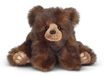 Bearington Huggy Ben Plush Stuffed Animal Brown Grizzly Bear, 19"