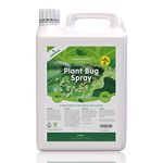 Organic Eco Plant Bug Spray Big Value 5L Refill Bee Friendly Flowers Fruit Vegetables Pest Control Greenfly Blackfly Aphids Spider Mites Mealybugs Scale Mildew Indoors Outdoors Gardening