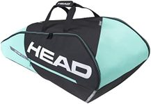 HEAD Unisex's Tour Team Racket Bag, Black/Mint, One Size