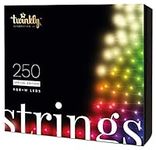 Twinkly Smart Decorations Custom LED String Lights Special Edition – App Controlled Light Strings with 250 RGB+W LED Lights – IoT Ready Customizable Lighting – Create or Download Light Displays