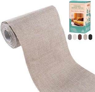Autrends Canvas Repair Tape,Fabric Repair Patch,4×70 Inches,Outdoor Gear Patch, Waterproof,Self-Adhesive for Repairing Boat Covers,Tents,Sofas,Patio Umbrellas,Lounge Chairs,Awnings Beige2.0