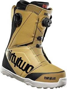 thirtytwo Lashed Double Boa '18 Snowboard Boots, Size 6, Gold/Black