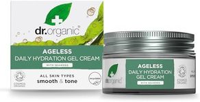 Dr Organic Ageless Daily Hydration Gel Cream with Organic Seaweed, Moisturising, Fine Lines, Wrinkles, Natural, Vegan, Cruelty-Free, Paraben & SLS-Free, Recycled&Recyclable, Certified Organic, 50ml