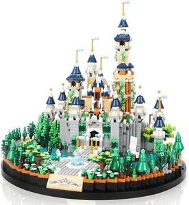 OundarM Fairy Castle Mini Bricks Building Set, Micro Building Blocks Architecture Building Set for 10+ Boys Girls, Adults, Home Decor Accessories (3600 Pcs)