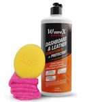 Wavex Dashboard Polish and Leather Conditioner + Protectant (1L) Car Dashboard Polish | Car Polish for Interior Plastic, Leather, Vinyl & Rubber | Dashboard Polish That Protects, Shines & Conditions