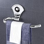 Plantex Royal Stainless Steel Napkin Holder for Wash Basin/Towel Ring/Napkin Holder/Bathroom Accessories (Chrome)