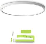 inShareplus 15.7inch LED Flush Mount Ceiling Light Fixture, 32W Daylight White 5000K Super Bright, Thin Flat Modern Ceiling Lights Fixture, Super Bright Ceiling Lamp for Bedroom, Living Room, Office