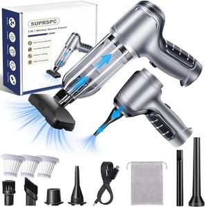 Car Vacuum Cleaner - 15000PA High Power Wireless Handheld Vacuum, 3 IN 1 Multifunctional Cordless Vacuum with Brushless Motor, Portable Mini Vacuum Cleaner Rechargeable for Car Detailing, Home, Office