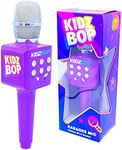 Move2Play Kidz Bop Karaoke Microphone Gift, The Hit Music Brand for Kids, Toy for 4, 5, 6, 7, 8, 9, 10 Year Old Girls and Boys, Purple,KB_Purple