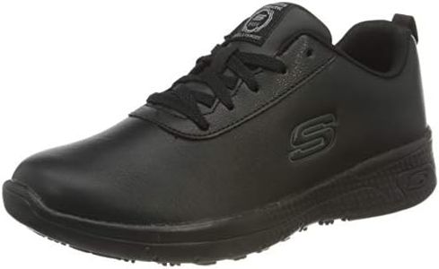 Skechers Women's Marsing Gmina Food Service Shoe, Black, 5 UK