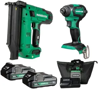 Metabo HPT 18V MultiVolt™ Brad Nailer + Impact Driver Combo Kit, KC18DEXQD