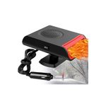 Showvigor Car Heater,12v Portable Heater for Car,150W High-Efficiency Heating,360° Rotatable Quick-Heating Defroster and Demister for Cigarette Lighters of Cars, Trucks, Rvs, And Campervans