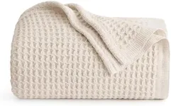 Bedsure 100% Cotton Large Throw Bla