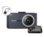 THINKWARE X800 Dash Cam Front and Rear, 2K+1080P, 2.7" LCD, Wide 150° Front and 160° Rear Viewing Angles, Super Night Vision w/Sony STARVIS Sensor, 24H Parking Mode (12V Power & Hardwire, GPS Incl)