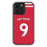 iPhone 6/6s Compatible Personalised Liverpool Football Phone Case, Name & Number Bumper Cover, Anti-Scratch, Anti-Drop, Camera Lens Protection, Sidewall Bumper, ShockProof Drop Protection