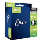 Elixir Strings 16552 Nickel Plated Steel Electric Guitar Strings with Optiweb Coating, Set of 3 Pieces