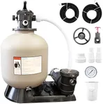 Swimline Sand Filter Combo Set with Stand & Multi Port Valve