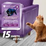 Panther Armor 15-Pack Anti Cat Scratch Deterrent & Training Tape - Protect Couch from Pets - Furniture Protectors - Sticky Tapes