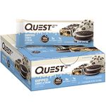 Quest Nutrition Bar 12x60g Dipped Cookies & Cream