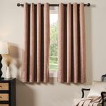 Home Fashion Thermal Insulated Blackout Curtains Stainless Steel Nickel Grommets