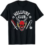 Stranger Things Logo Hellfire Club Classic Fan Memorabilia T-Shirt