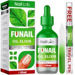 NAIL LAB Premium Fungal Nail Treatment for Toenails Extra Strong - 50ml - Contains Tea Tree Oil, Nail Fungus for Fingernails - Free 3ml Nail Fungal Pen + Nail File