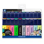 STAEDTLER 364 WP20 Textsurfer Classic Highlighter - Assorted Neon & Pastel Colours (Pack of All 20 Colours)