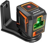 Laser Level GOCHIFIX Self Leveling Cross Line Laser 100ft Green Cross Laser Level with Manual Mode IP54 Waterproof for Picture Hanging and Construction Included Magnetic Bracket &Battery &Carrying Bag