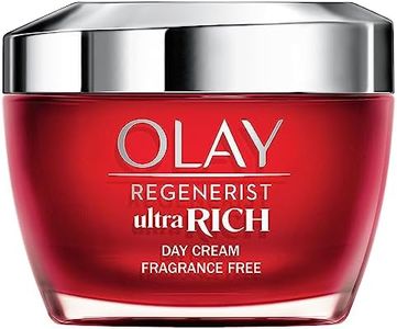 Olay Regenerist Ultra Rich Crema De Día, Textura Rica No Grasa, Con Vitamina B3, Péptidos Y Manteca De Karité Sin Perfume, 50ml