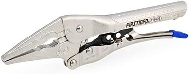 FIRSTINFO H5429 Patented Self-Adjusting Locking Plier, Automatic Locking, Long Nose, 7-Inch,