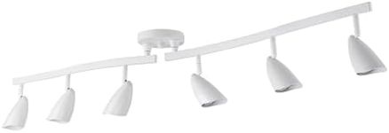 Globe Electric Track Lighting, Metal, 50 W, White