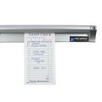 San Jamar CK6518A Anodized Aluminum Slide Check Rack 18 Length x 3/4 Width x 2 Height