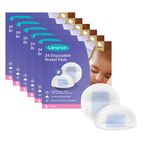 Lansinoh Disposable Breast Pads Pack of 144 for nursing breastfeeding mothers, essential for hospital bag, thin super absorbent layers, discreet fit