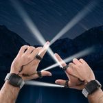 DICEVER Rechargeable LED Flashlights, Gifts for Him, Fathers Day Christmas Birthday Gifts for Men Boyfriend Husband, Cool Gafgets Hands Free Finger Lights for Camping Fishing Repairing