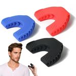 Jaw Exerciser, 3PCS Jawline Exerciser Chew Silicone Chewing Trainer Jaw Strengthener Chin Muscle Trainer Strengthen and Regulate Facial Muscles for Men and Women