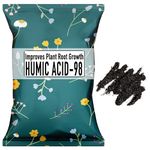 Shiviproducts Organic Humic Acid-98 fertilizer for plants (250gm) | Plant Growth Enhancer, Soil Conditioner, Improves Plant Root System