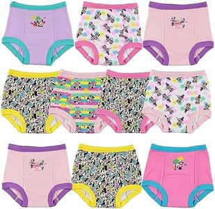 Disney Girls' Minnie Mouse Potty Training Pants Multipack, Minnietraining10pk, 3T